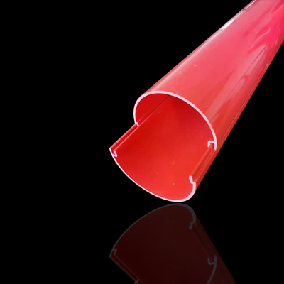 红色PVC哈夫管